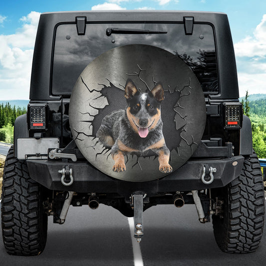 Petthouse | Tire Wheel Covers Australian Cattle Puppy Backup Camera Hole Dog Car Accessories Dog Mom