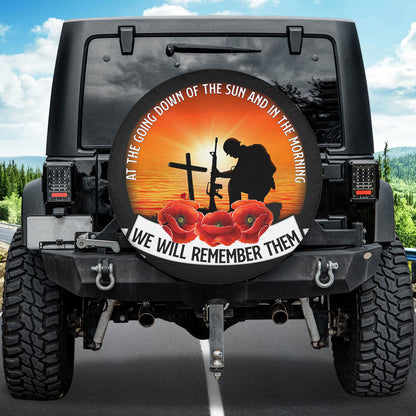 Petthouse | Veteran Remembrance Memorial Day Spare Tire Cover Soldier Truck Decoration Grandpa Daddy Gift