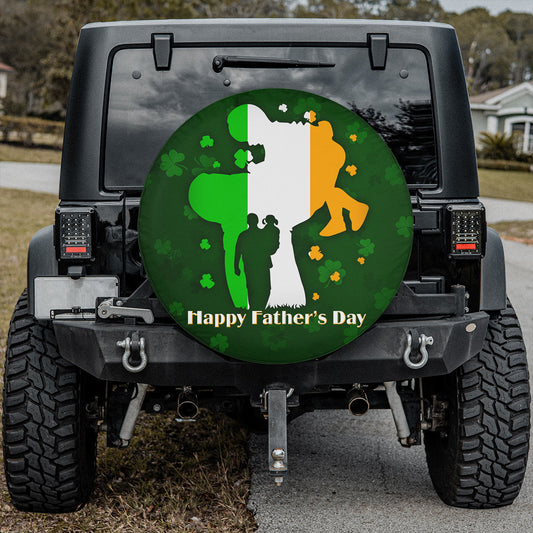 Petthouse | Irish Dad Happy Father's Day Spare Wheel Cover Car Decoration  Spare Tire Cover