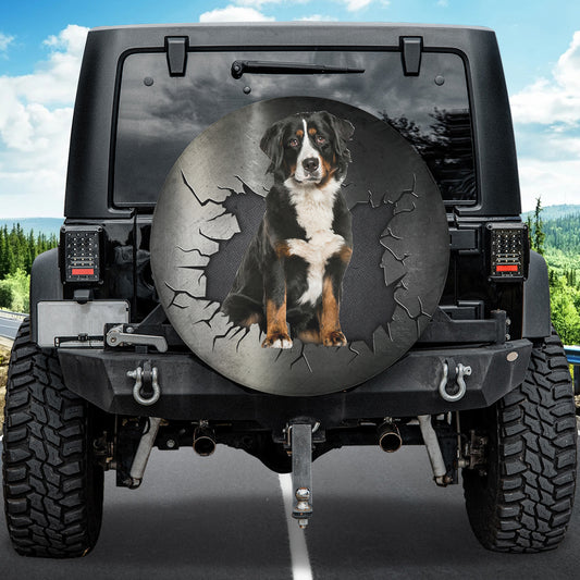 Petthouse | Bernese Mountain Waterproof Spare Tire Cover Durable Dog Wheel Cover Bernese Dog Owner Gift Ideas