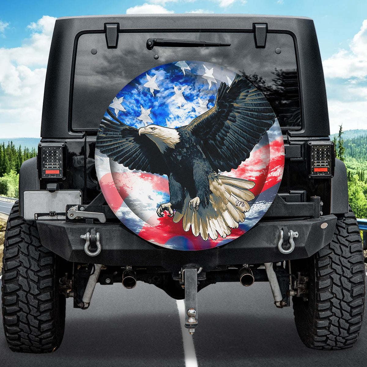 Petthouse | Eagle American Spare Tire Cover Eagle Bird Spare Tire Cover American Lovers Gift