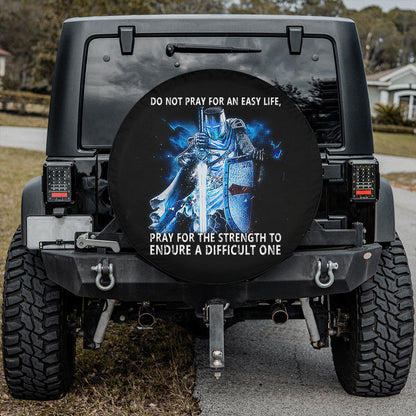 Petthouse | Temple Knights Tire Cover Christ Knight Spare Tire Cover Christ Warrior Tire Cover Christian Gift