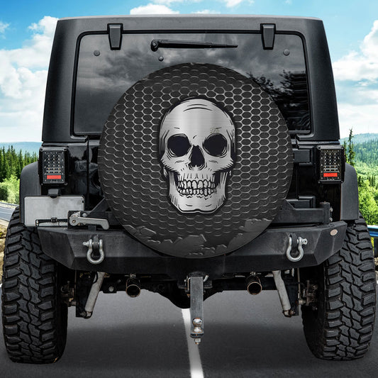 Petthouse | Skull Tire Protectors Spade Skull Spare Tire Cover Gifts For Car Lovers