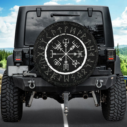 Petthouse | Viking Spare Tire Cover Viking Compass Tattoo Design Viking Gift Wheel Cover Waterproof