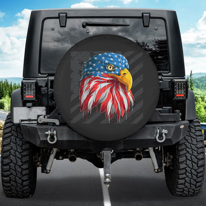 Petthouse | American Eagle Spare Tire Cover American Flag Tire Cover Patriot Wheel Cover Car Accessories