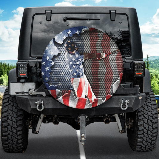 Petthouse | American Football Day Spare Tire Cover American Pride Tire Protector Sport Camper Tire Cover