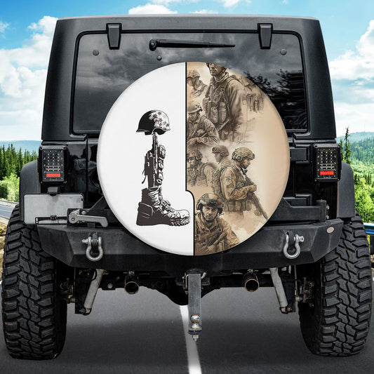 Petthouse | Usa Veteran Car Memorial Tire Wheel Protector Independence Day Tire Covers Foopater Cars