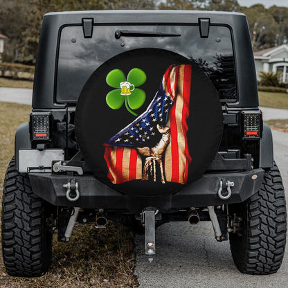 Petthouse | Christian Spare Tire Cover Religious Tire Cover Clover Tire Wrap Jesus Tire Cover Car Decor