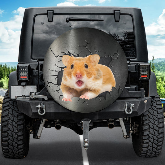 Petthouse | Hamster Supring Face Camper Tire Cover Pet Paw Durable Tire Protector Crack Car Glasses