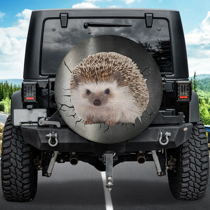 Petthouse | Camping Spare Tire Cover Hedgehog Weatherproof Universal Wheel Tire Covers For Animal Lovers