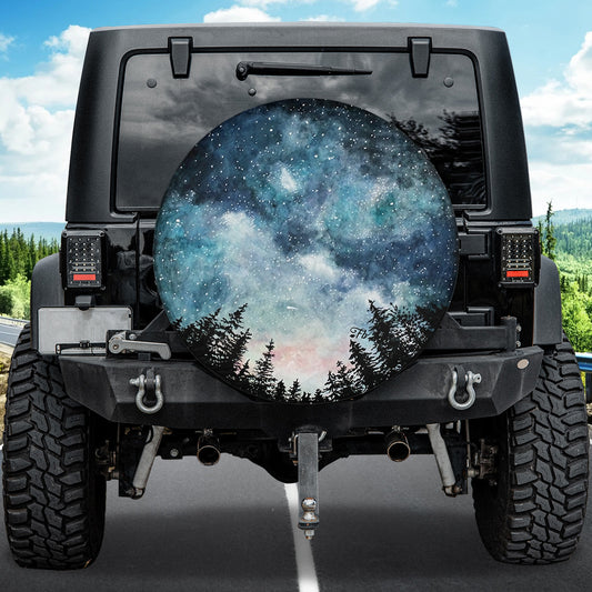 Petthouse | Galaxy Spare Tire Covers, Galaxy Forest Spare Tire Covers, Milky Way Wheel Cover