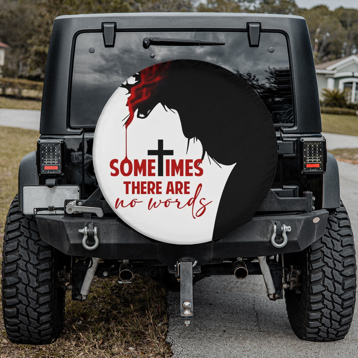 Petthouse | Jesus Savior Tire Cover Christ God Tire Cover Christian Tire Cover Christ Tire Cover Car Decor