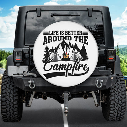 Petthouse | Camping Spare Tire Cover Car Accessories Happy Camper Wheel Cover For Car Camping Lover Gift