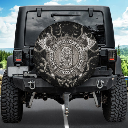 Petthouse | Viking Shield Spare Tire Cover Scandinavia Tire Cover Nordic Viking Warrior Classic Car Accessories