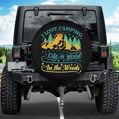 Petthouse | Camping Spare Tire Cover I Love Camping Wheel Cover Camping Design Back Tire Cover Camper Gift