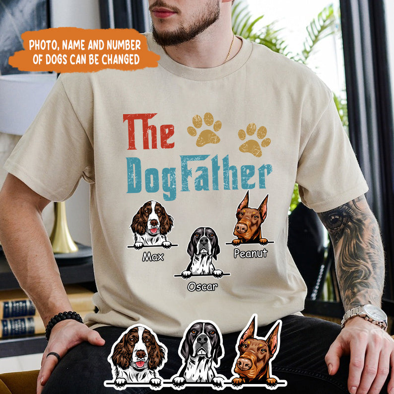 Petthouse | Custom Dog The Dog Father Shirt, Dog Dad Lovers Gift, Father's Day