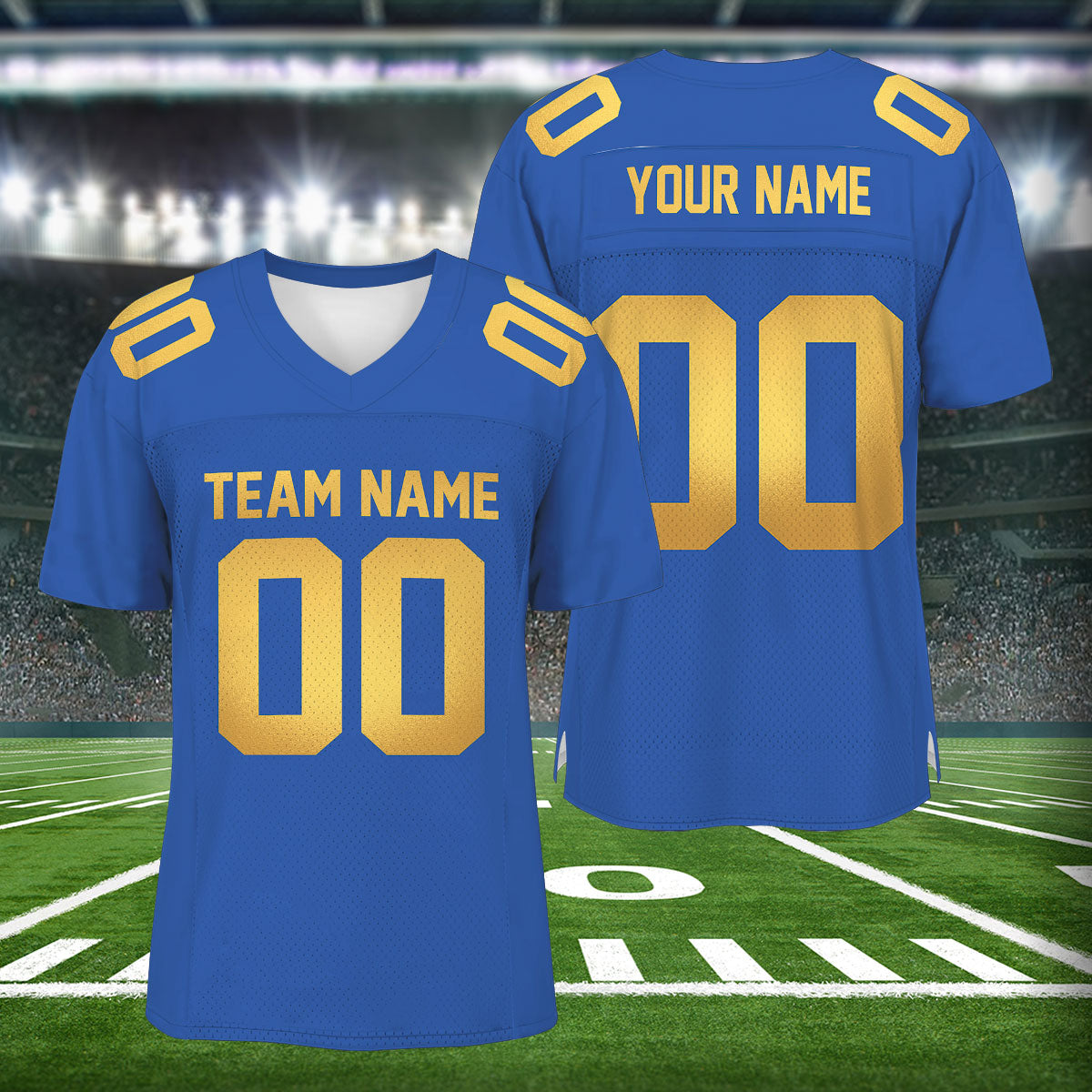 Petthouse | Personalized Football Shirt, Custom Team Name Number Shirt, Matching Football Team Jersey, Football Team Gift