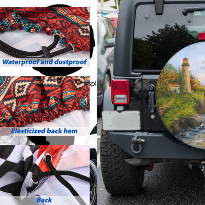 Petthouse | So Very Thankful Spare Tire Cover Lighthouse Wheel Cover Car Accessory Thankyou Gift Car Accessory