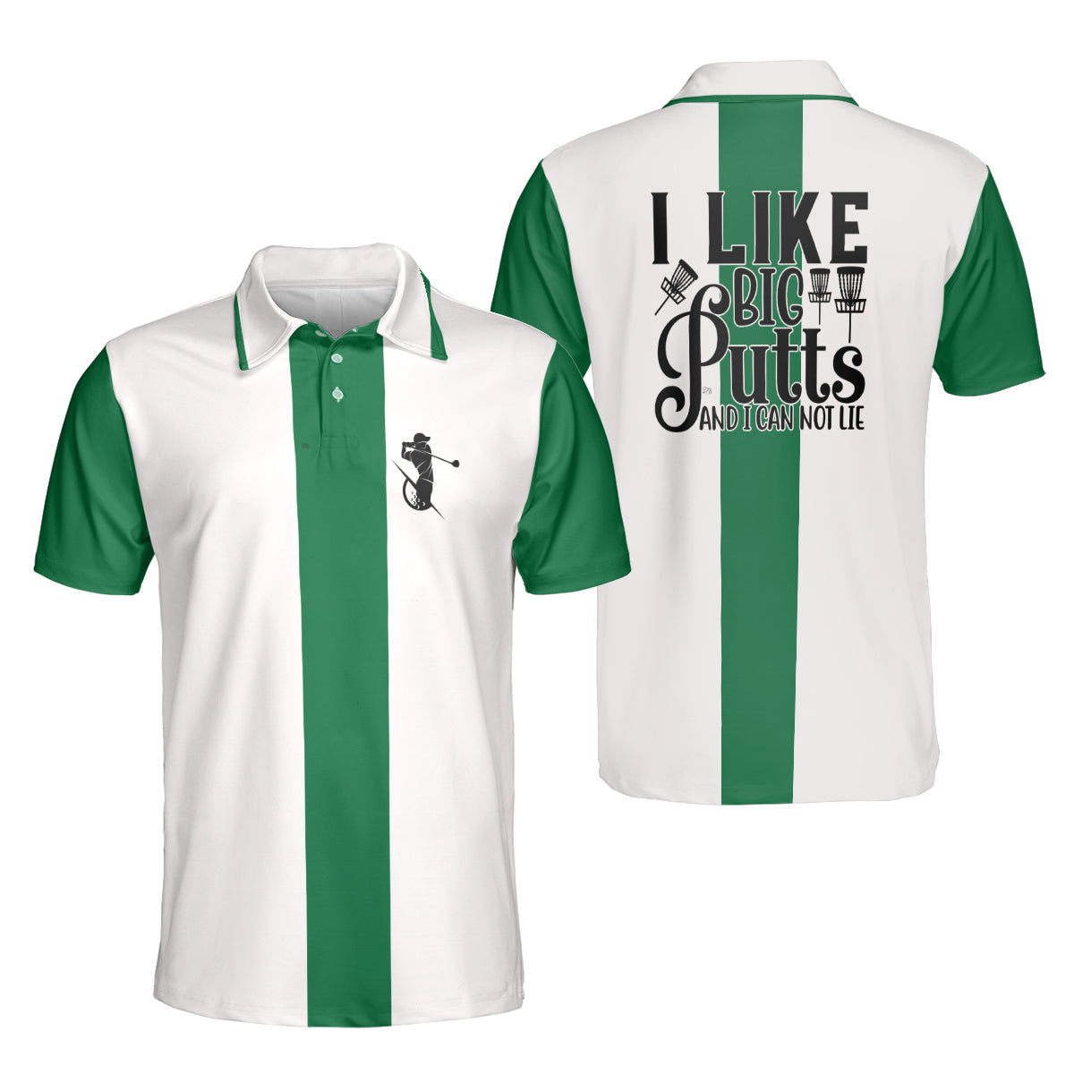 Petthouse | Customized Name Golf I Like Big Putts And I Can Not Lie Polo Shirt Golf Sport Shirt Golfers Golf Players