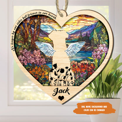 Petthouse | Personalized Dog Memorial Gift, Dog Remembrance, Custom Dog Memorial Suncatcher, Dog Loss