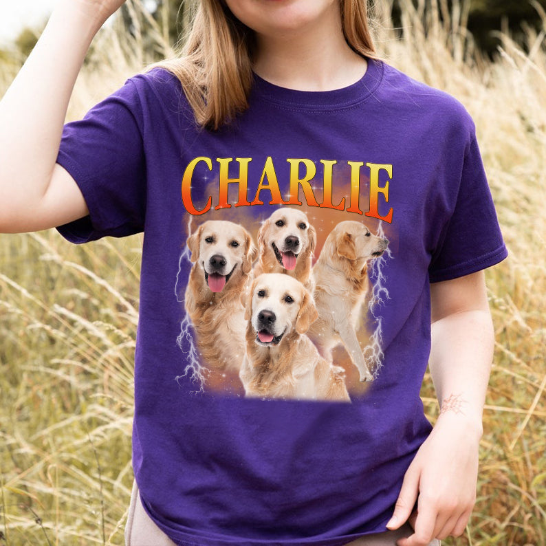 Petthouse | Custom Pet Photo Shirt, Vintage Pet Tshirt Pet, T Shirts For Pet Lovers, Vintage 90's Tee