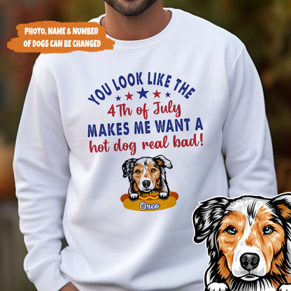 Petthouse | Custom Dog You Look Like The 4th Of July Shirt, Dog 4th Of July, Dog Patriot Shirt