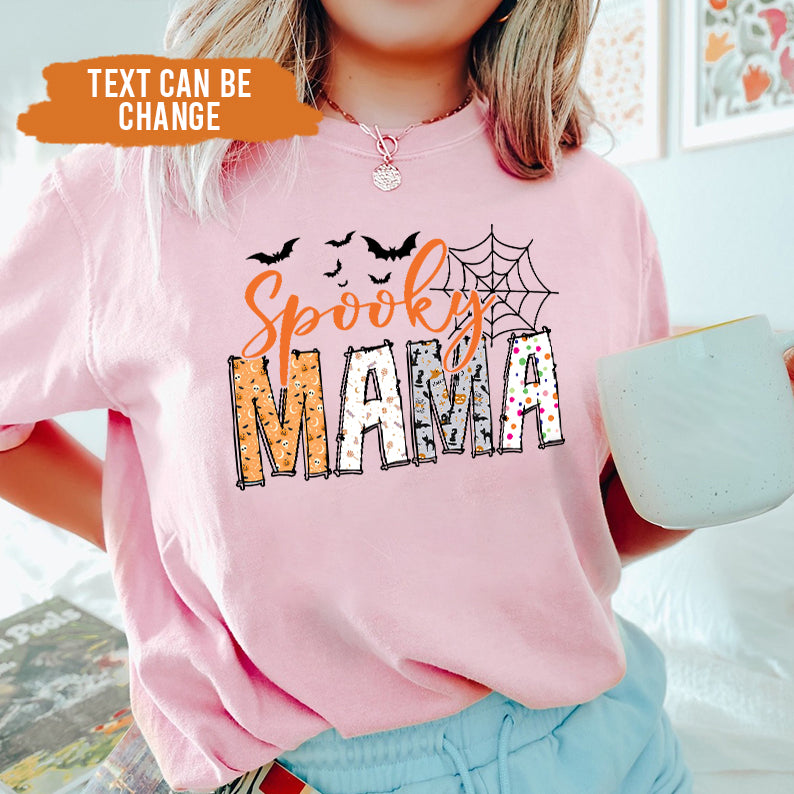 Petthouse | Spooky Mama Shirt, Mom Halloween Vibes, Halloween Mom/mama/mimi Shirt, Spooky Season