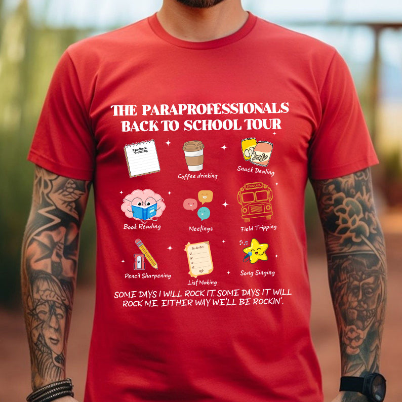 Petthouse | The Paraprofessional Back To School Tour Shirt, Back To School Shirt Gift, Para Squad