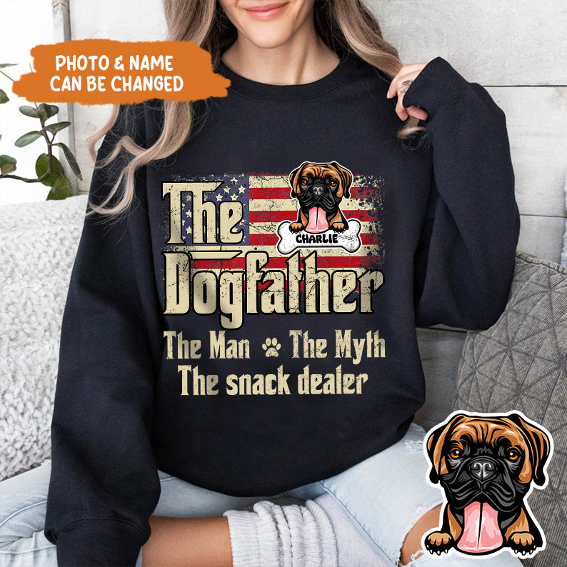 Petthouse | Personalized The Dog Father T Shirt, Dog Dad Shirt, Father's Day Gift, Dog Lovers