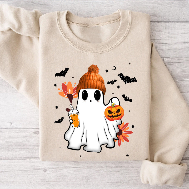 Petthouse | Halloween Ghost Shirt, Cute Ghost Shirt, Womens Halloween Shirt, Spooky Season Shirt