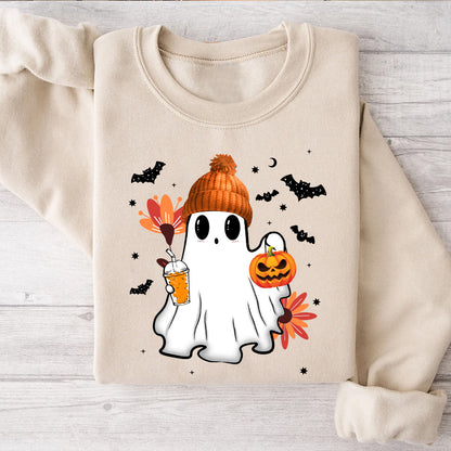 Petthouse | Halloween Ghost Shirt, Cute Ghost Shirt, Womens Halloween Shirt, Spooky Season Shirt