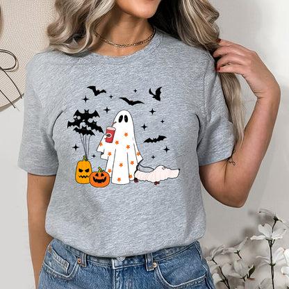 Petthouse | Halloween Ghost Dachshund Dog Shirt, Сute Ghost Dog Shirt, Women Halloween, Spooky Vibes