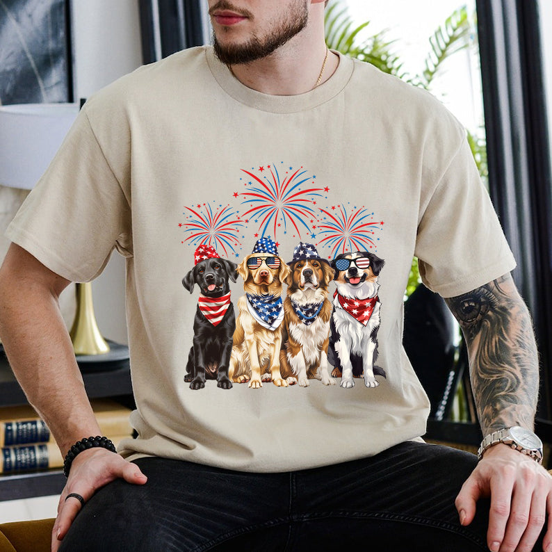 Petthouse | 4th Of July Dog Shirt, Dog Lover Gift, Fourth Of July Dog, Independence Day Shirt