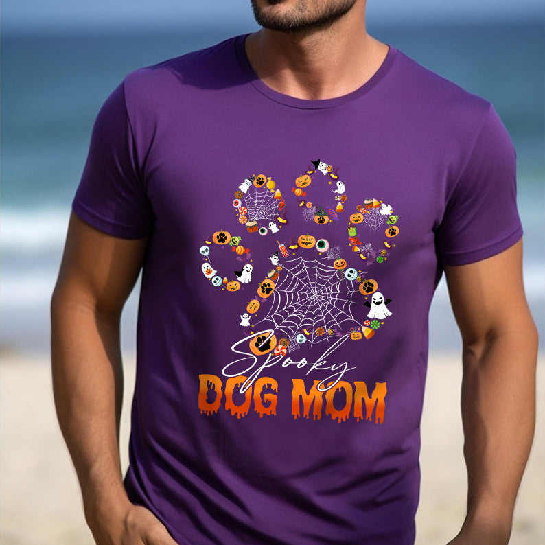 Petthouse | Dog Mom Halloween Shirt, Spooky Dog Mom Halloween, Mom Ghost Halloween, Gift Halloween