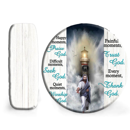 Petthouse | Jesus Farmhouse Style Spare Wheel Cover Jesus Christian Seasonal Spare Tire Cover