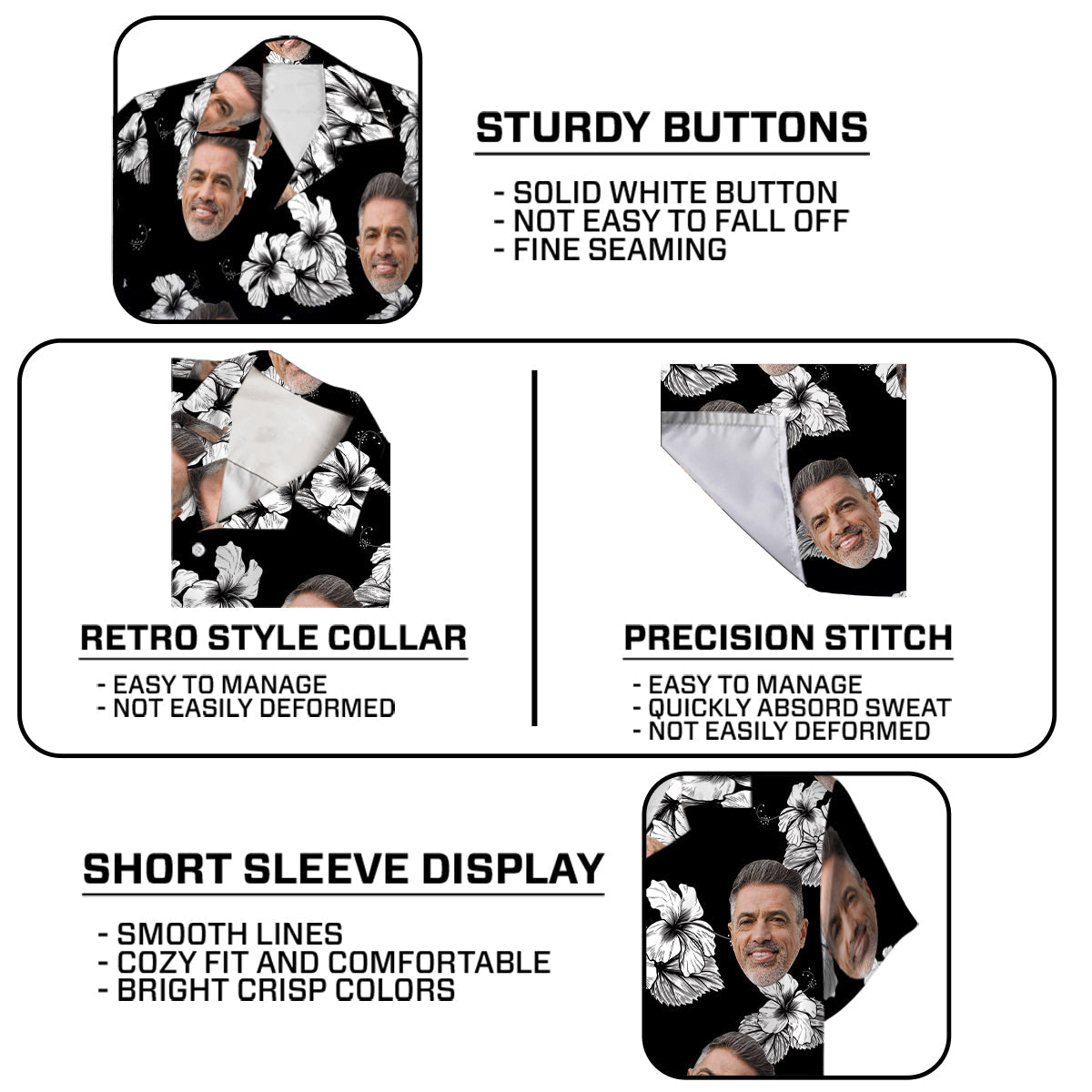 Petthouse | Custom Pattern Black Hibiscus Hawaiian Shirts For Men Women, Summer Hawaiian Shirt, Family Hawaiian Shirt