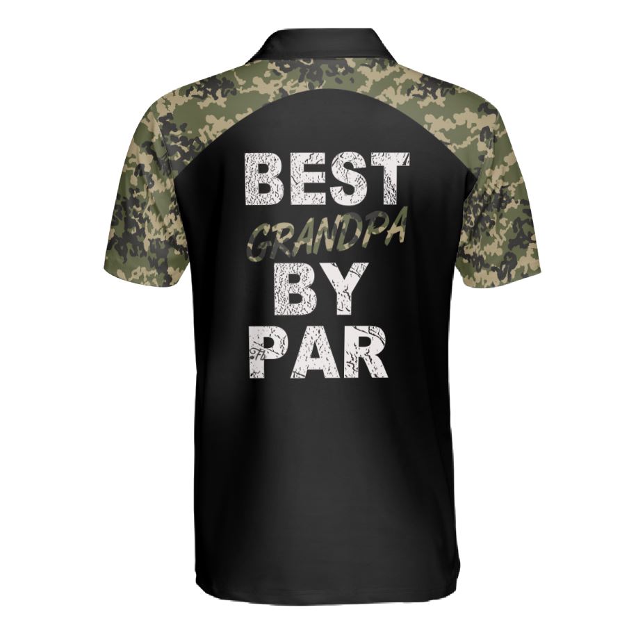 Petthouse | Golf Polo Shirt, Golf Camo Polo Shirt, Best Grandpa By Par Polo Shirt, Golf Dad Gift