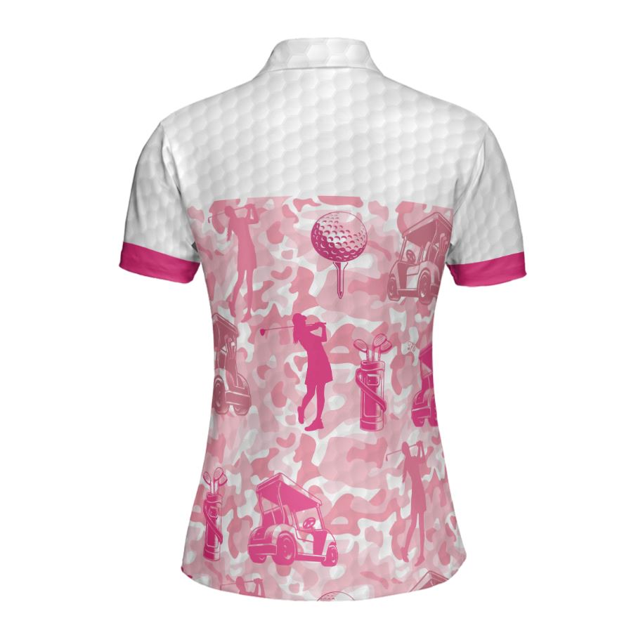 Petthouse | Pinky Golf Polo Shirt, Golfer Women Grandma Grandmothers Golf Lovers Gift