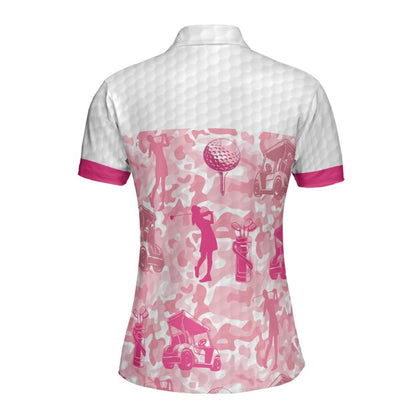 Petthouse | Pinky Golf Polo Shirt, Golfer Women Grandma Grandmothers Golf Lovers Gift