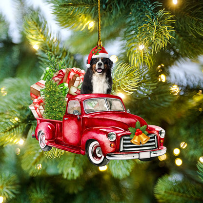 Petthouse | Bernese Mountain Christmas Ornament, Bernese Mountain Xmas Gift Car Ornament, Dog Owners