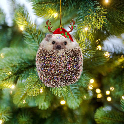 Petthouse | Cute Hedgehog Car Ornament Christmas Ornament Hedgehog Merry Christmas Xmas Gift