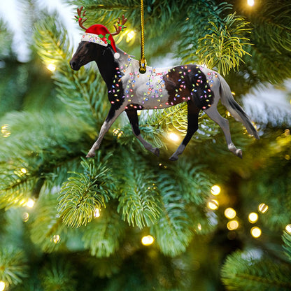 Petthouse | American Paint Horse Christmas Ornament, Horse Xmas Light Ornament, Horse Lover Gift