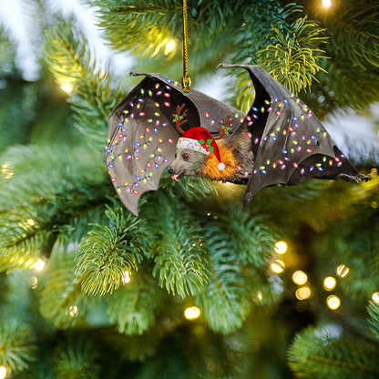 Petthouse | Megachiroptera Fruit Bats Christmas Ornament Bat Halloween Ornament Xmas Gift