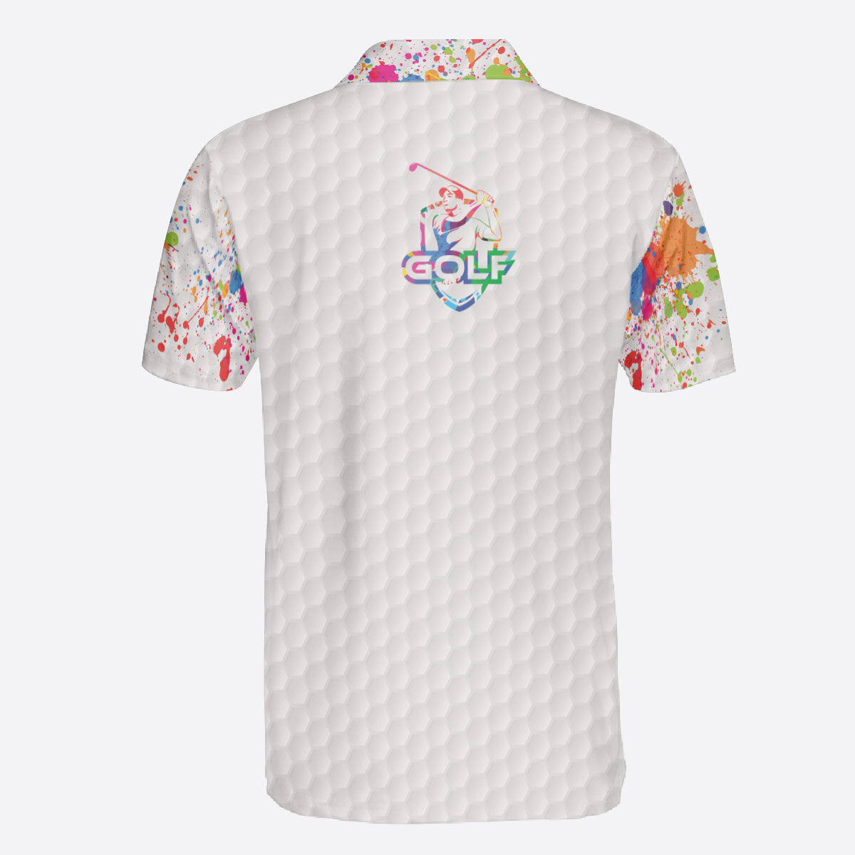 Petthouse | Colorful Golfman Polo Shirt, Golf Is My Therapy Polo Shirt, Golf Skull Polo Shirt