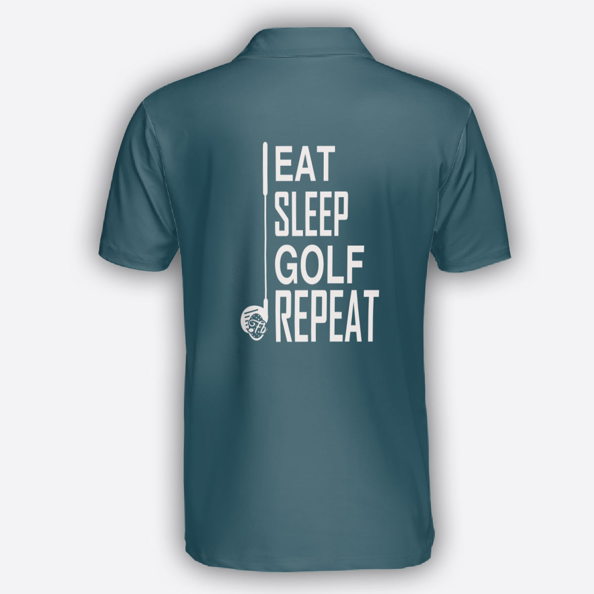 Petthouse | Golf Polo Shirt Eat Sleep Golf Repeat Golf Player Gift Unisex Polo Shirt
