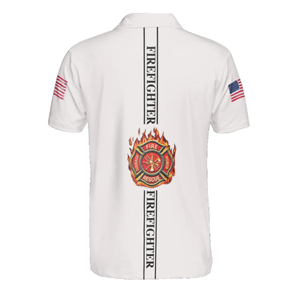 Petthouse | Firefighter Polo Shirt Firefighter First In Last Out Gift For Fireman Unisex Polo Shirt