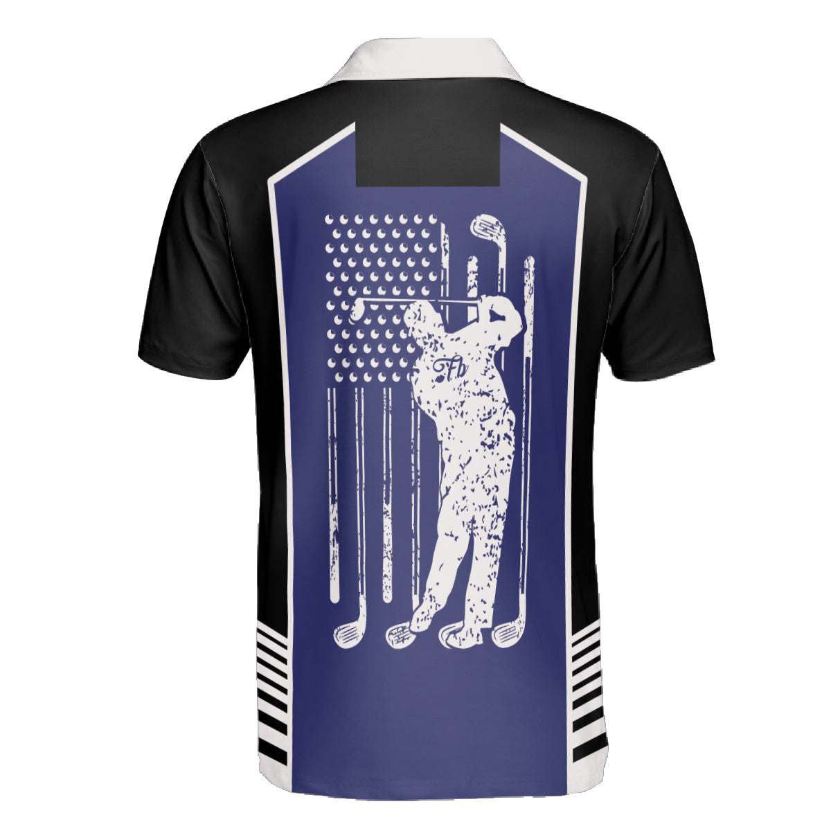 Petthouse | Golf Man Polo Shirt American Flag Golf Polo Shirt Golf Player Shirt Gift For Men