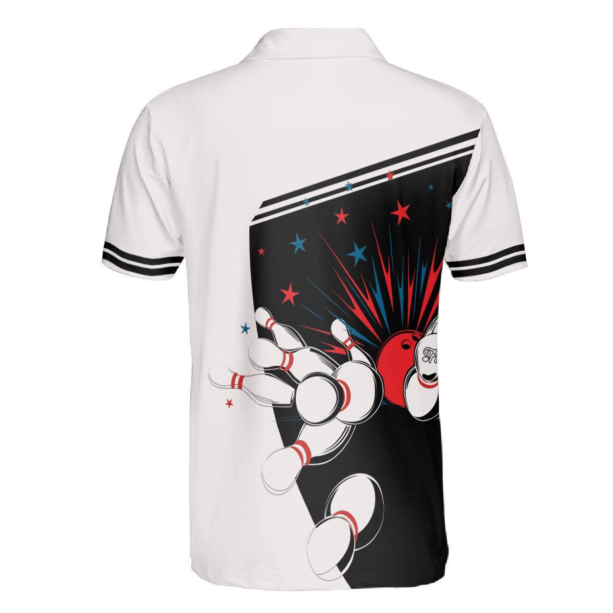 Petthouse | Bowling Player Printed Polo Shirt, Bowling Sport Player Dad Fans Lovers Gift