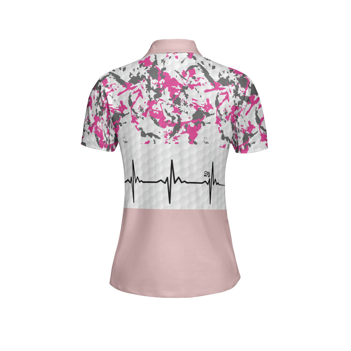 Petthouse | Golf Camo Polo Shirt Golf Girl Polo Shirt Unisex Golf Heartbeat Shirt Golf Player Gift