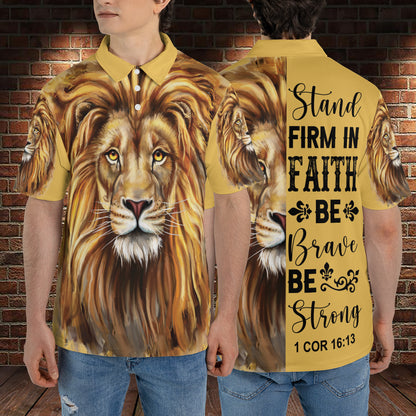 Petthouse | Lion Of Judah Polo Shirt Christian Lion Sport Shirt Lion Lovers Gift Religious Gift